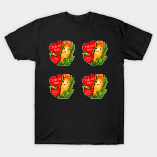 Corn labels for canning, jarring, freezing, home made dishes, cornbread and more. T-Shirt